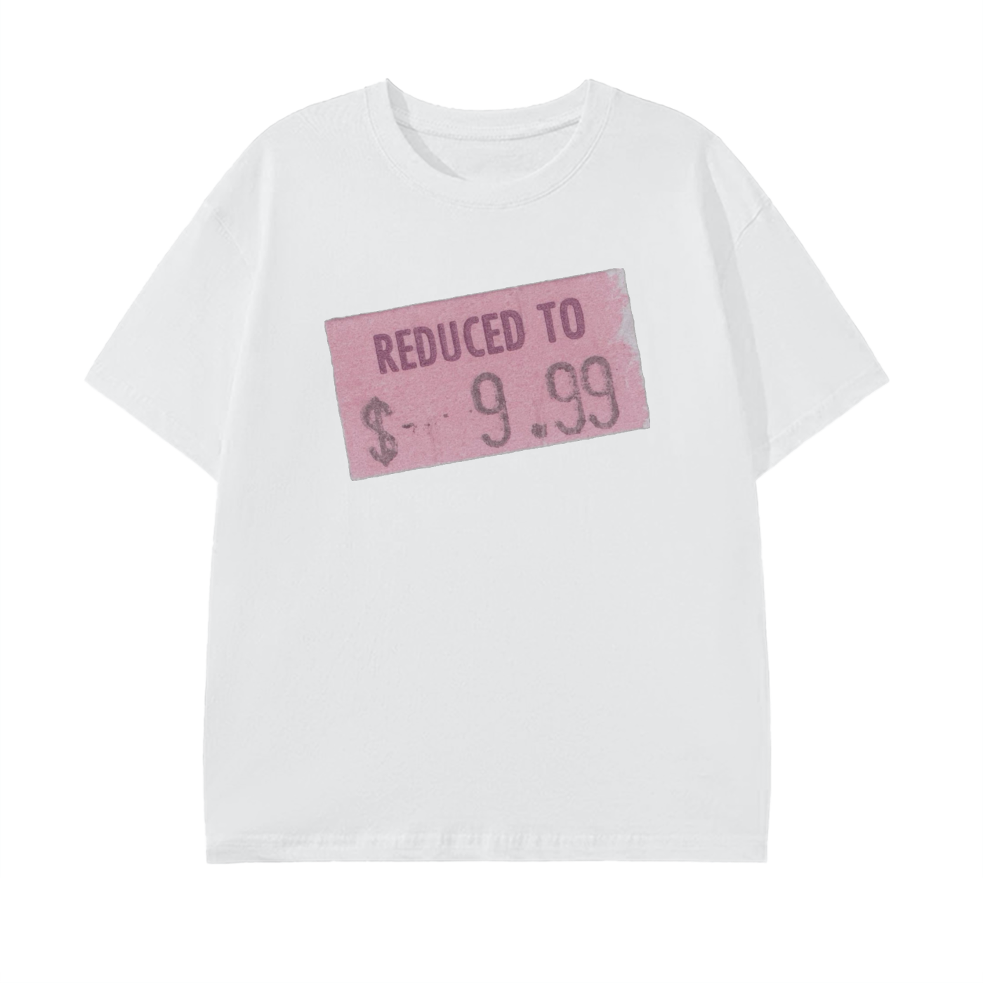REDUCED TO $9.99 GRAPHIC - WHITE COTTON TEE