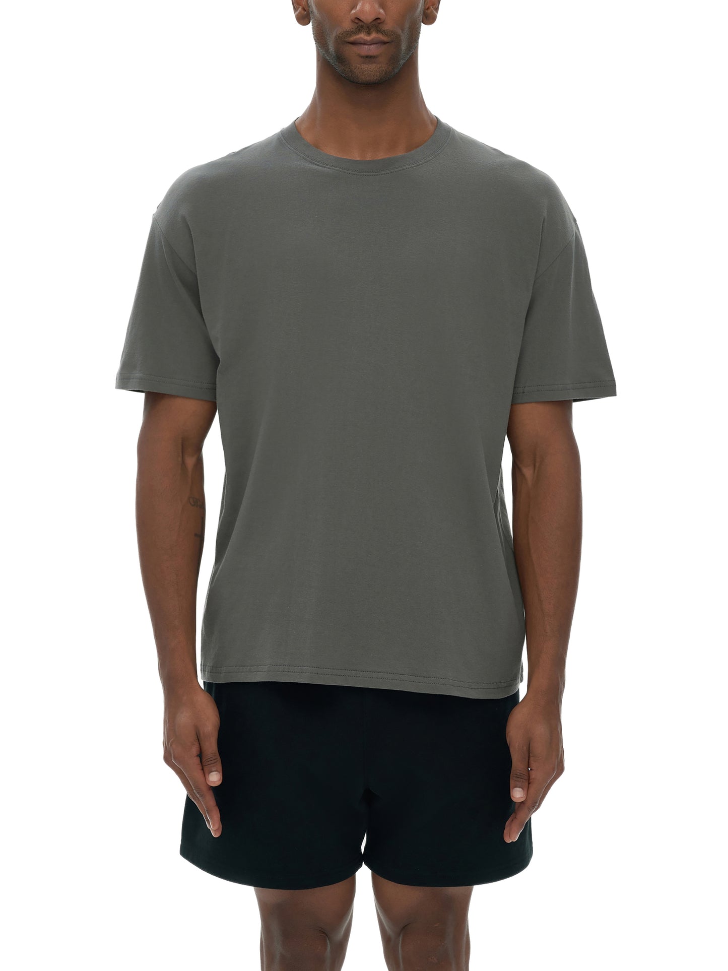 CITY PHONE BOX GRAPHIC - BLACK COTTON TEE