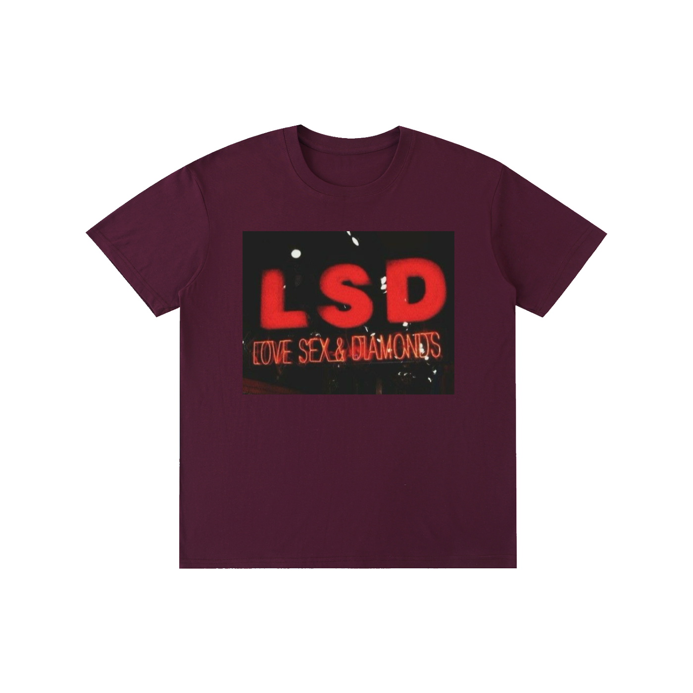 LSD Love Sex Diamonds T-Shirt | Bold Streetwear Graphic Tee | Vintage-Inspired 100% Cotton Unisex Shirt