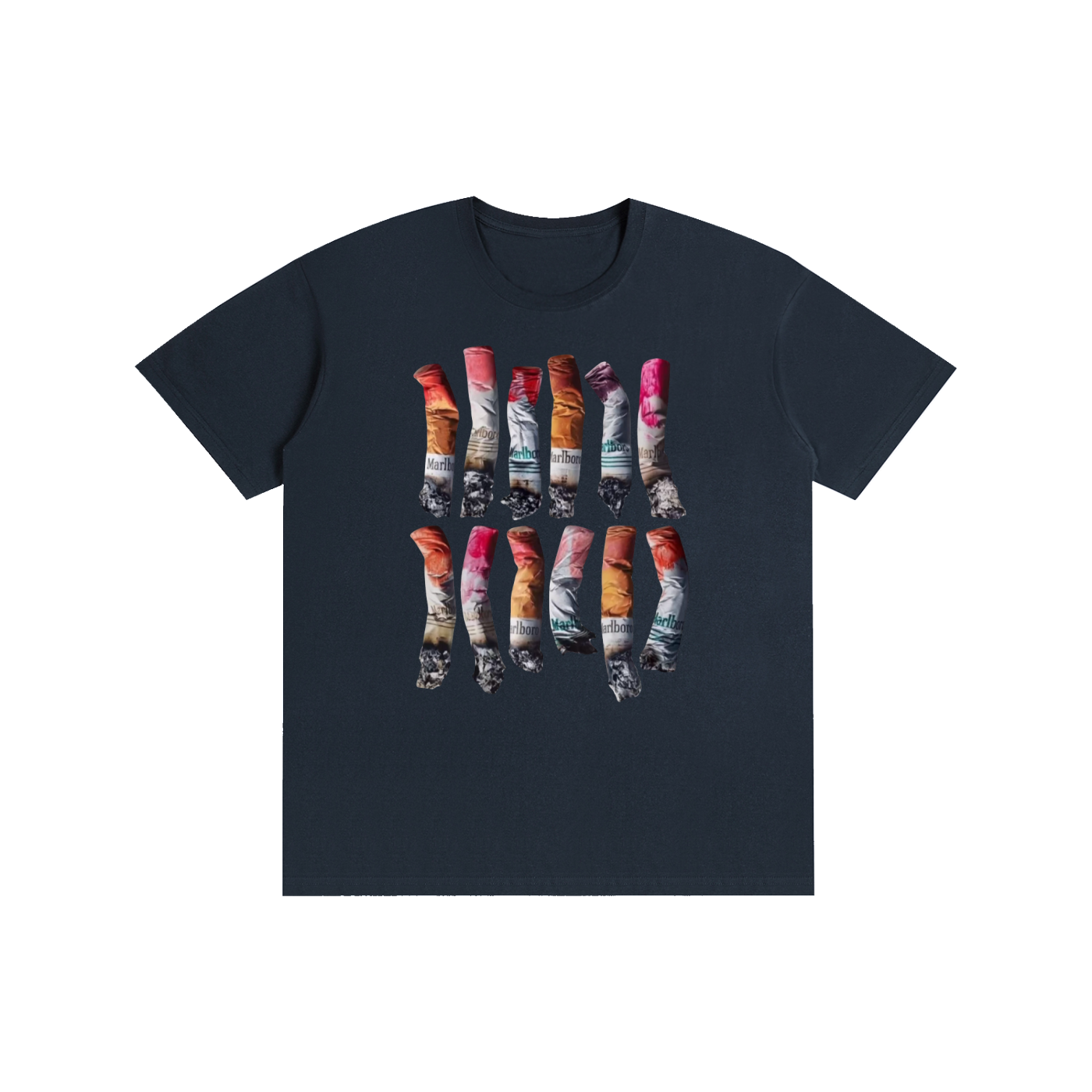 Cigarette graphic tee - vintage retro Y2K graphics street wear tee