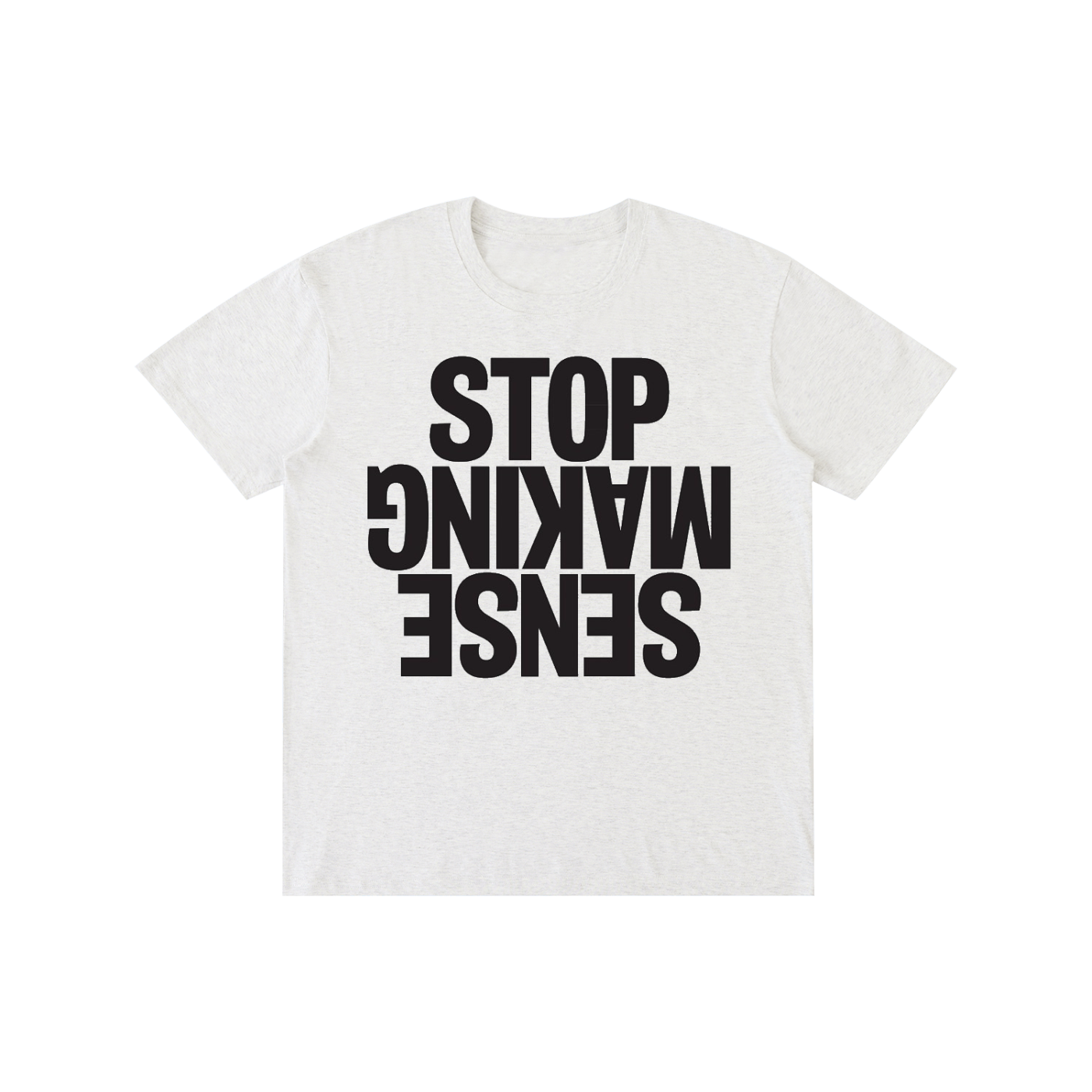 Stop Making Sense Upside Down Graphic Tee – Retro Indie Rock Music T-Shirt