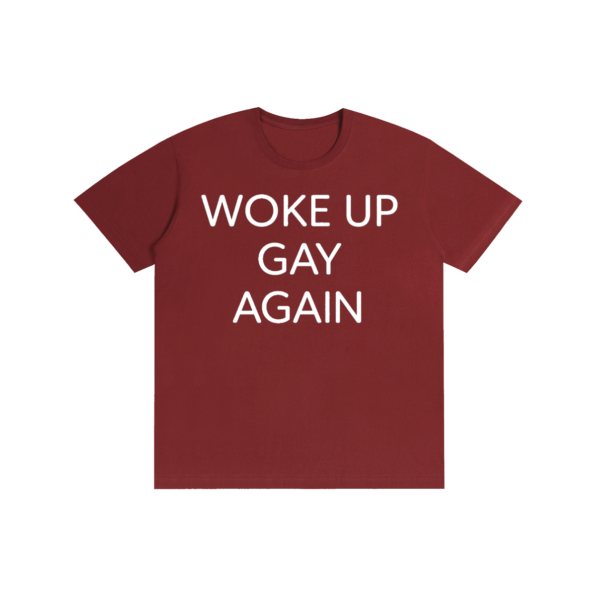 Woke Up Gay Again - Funny Quote Tee
