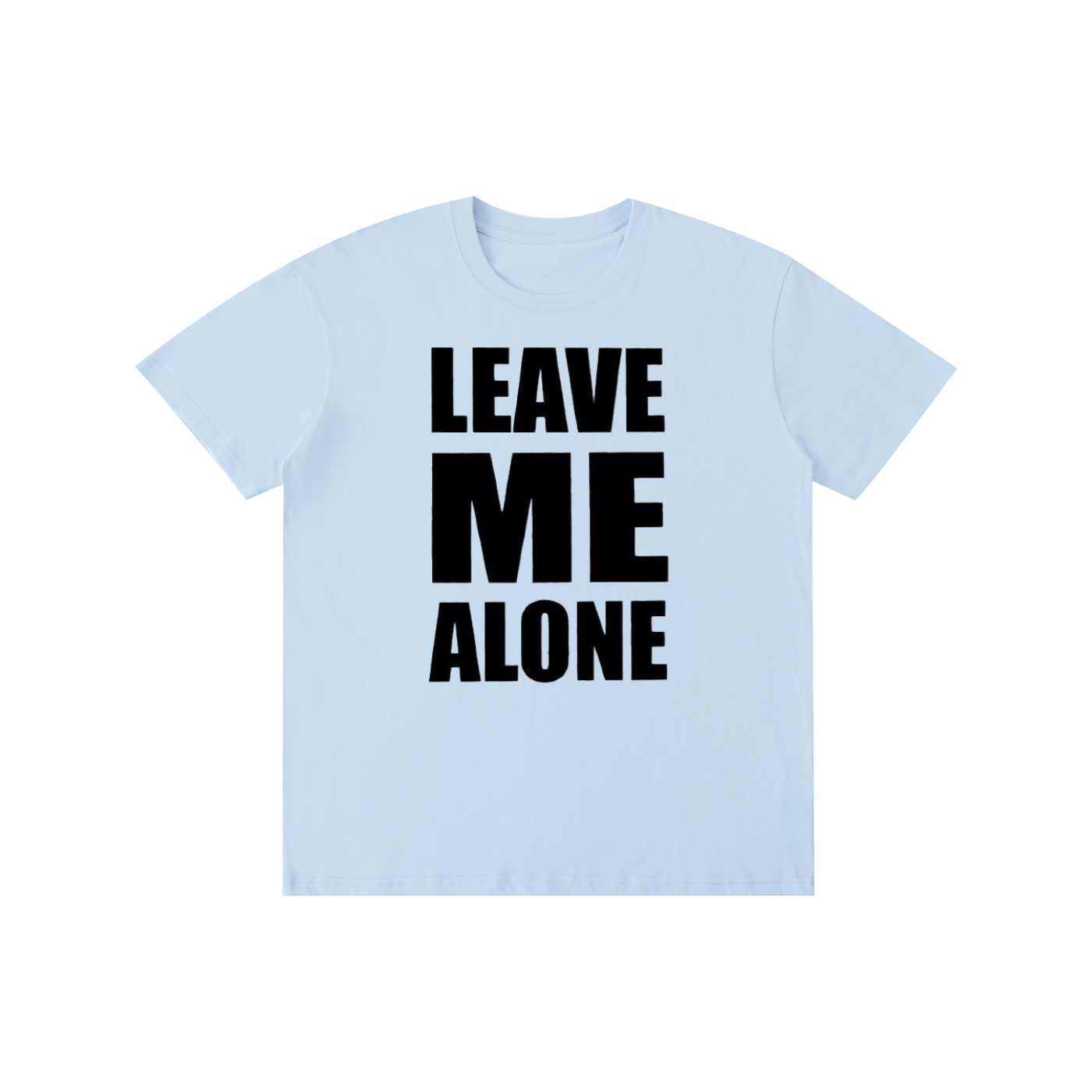 Leave Me Alone T-Shirt | Funny Introvert Graphic Tee | Minimalist Statement Shirt | 100% Cotton Unisex Casual Tee