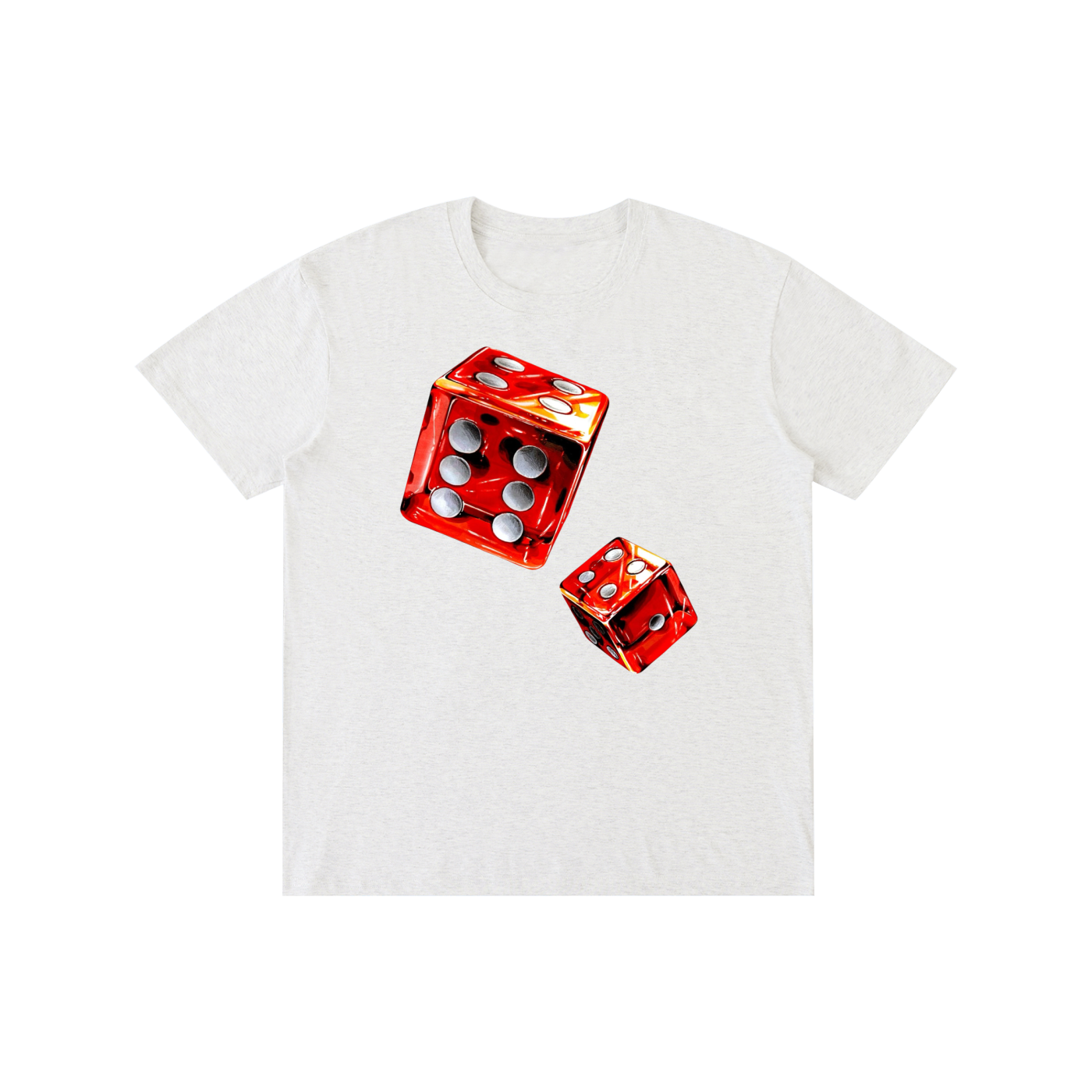 Casino Dice Graphic T-Shirt – Vintage Gambling Streetwear Oversized Tee