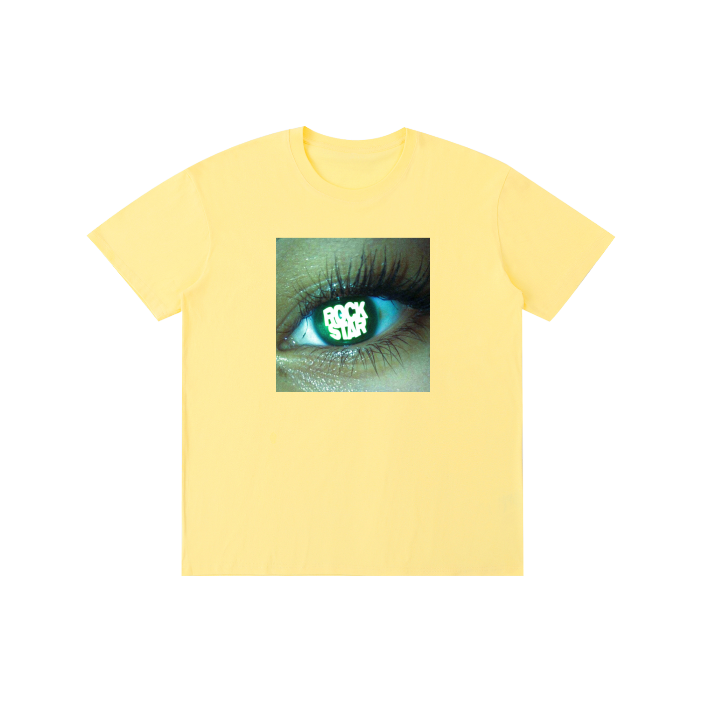 Rock Star Eye Graphic T-Shirt – Vintage Y2K Aesthetic Streetwear Tee | 100% Cotton Unisex Graphic Shirt