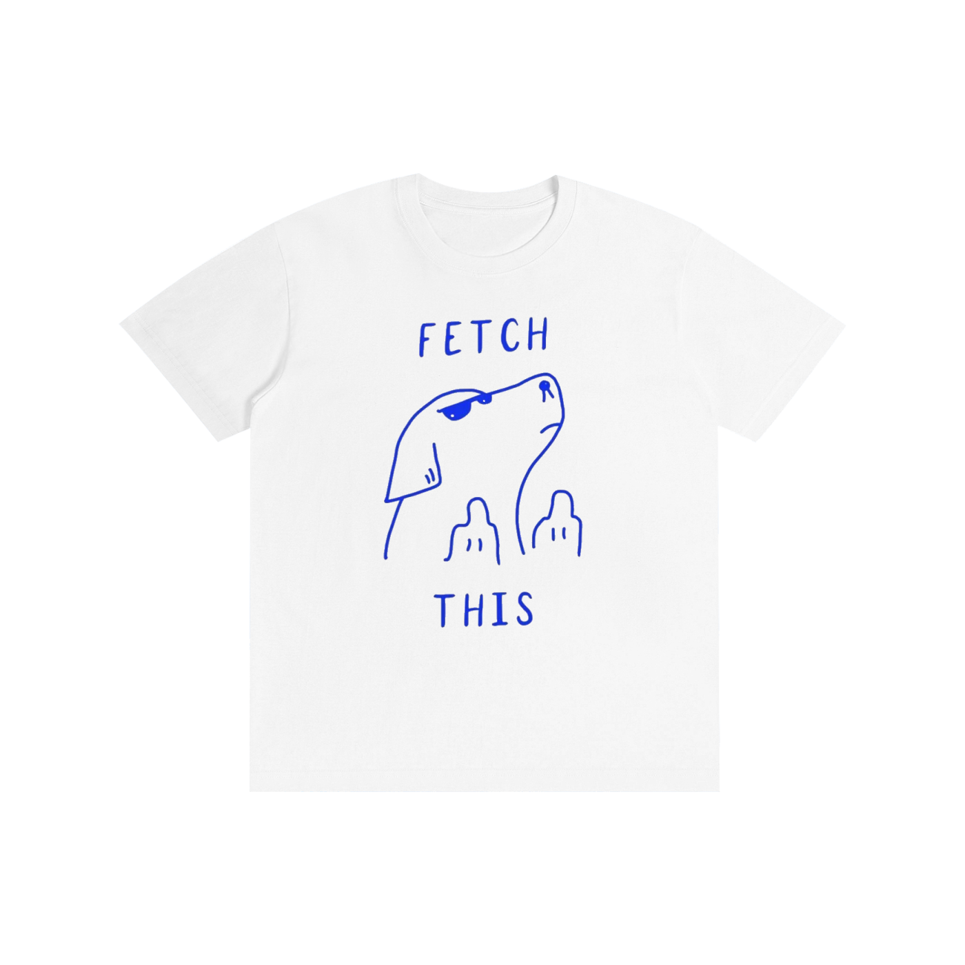 Fetch This Funny Dog Graphic T-Shirt – Humorous Meme Streetwear Tee | Oversized Unisex Cotton Shirt