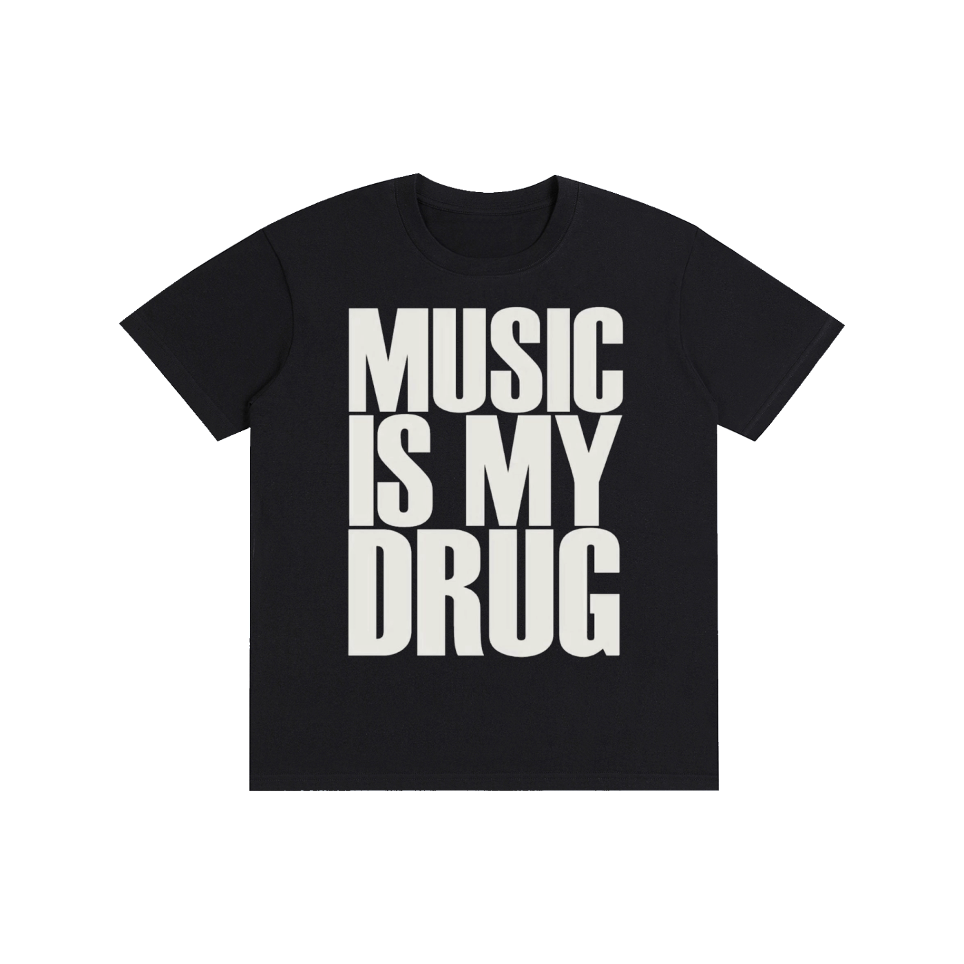 Music Is My Drug T-Shirt | Bold Music Lover Graphic Tee | 100% Cotton Unisex Streetwear Shirt