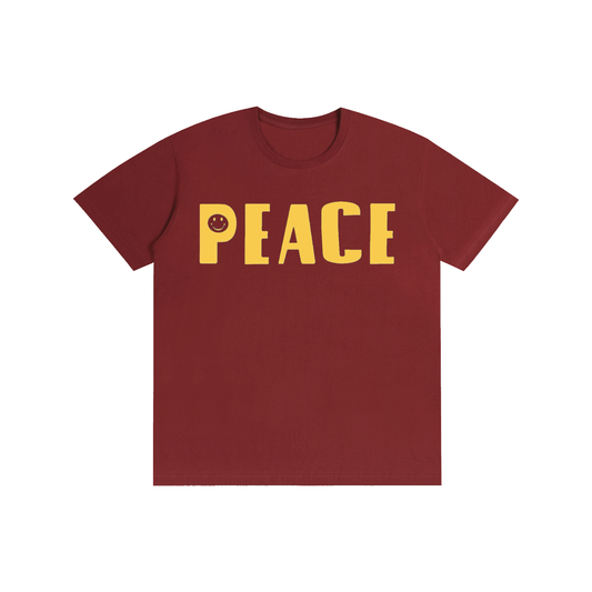 PEACE Graphic T-Shirt – Minimalist Statement Tee | 100% Cotton Unisex Streetwear