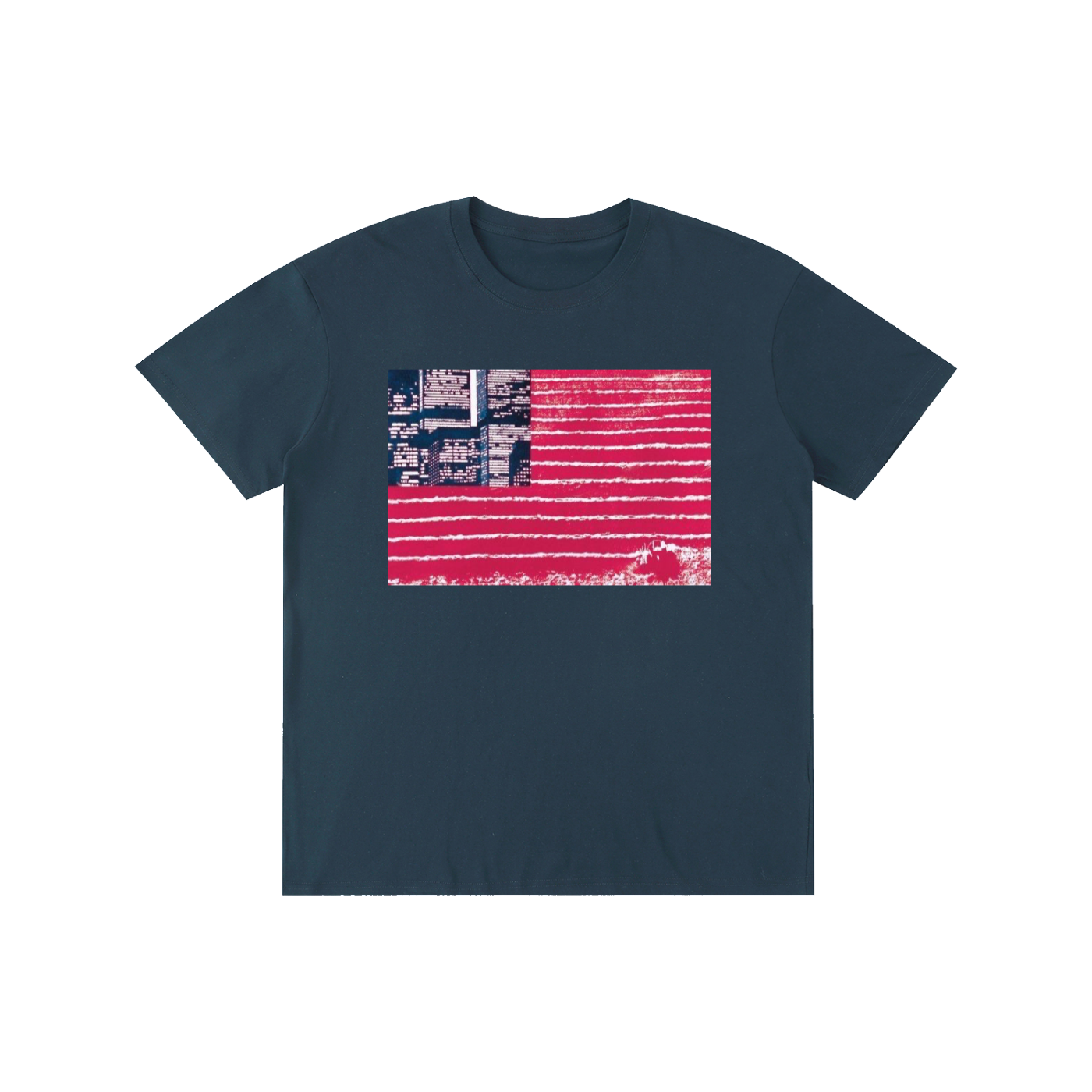 USA NYC Style Graphic T-Shirt – Vintage American Flag 100% Cotton Unisex Tee