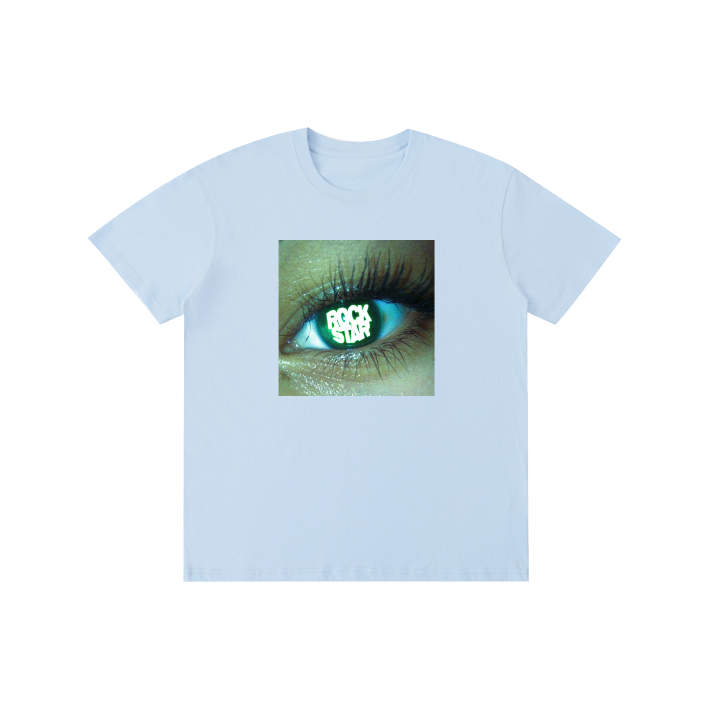 Rock Star Eye Graphic T-Shirt – Vintage Y2K Aesthetic Streetwear Tee | 100% Cotton Unisex Graphic Shirt