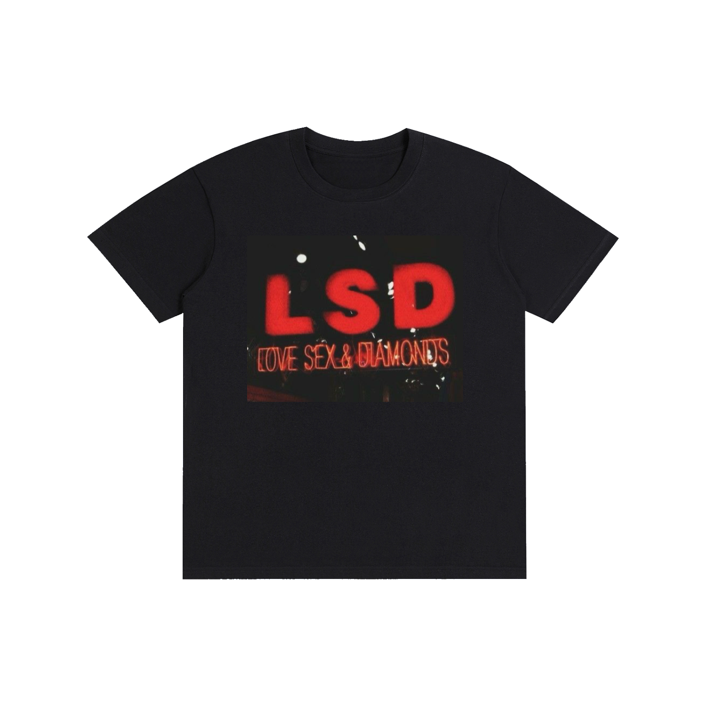 LSD Love Sex Diamonds T-Shirt | Bold Streetwear Graphic Tee | Vintage-Inspired 100% Cotton Unisex Shirt