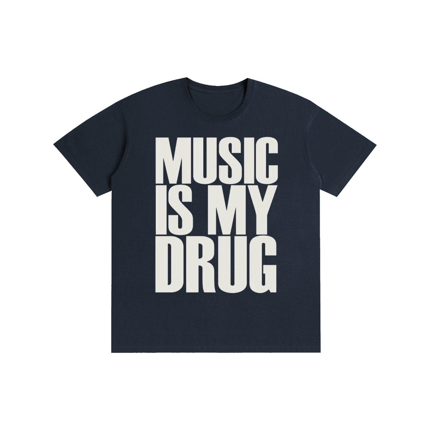 Music Is My Drug T-Shirt | Bold Music Lover Graphic Tee | 100% Cotton Unisex Streetwear Shirt