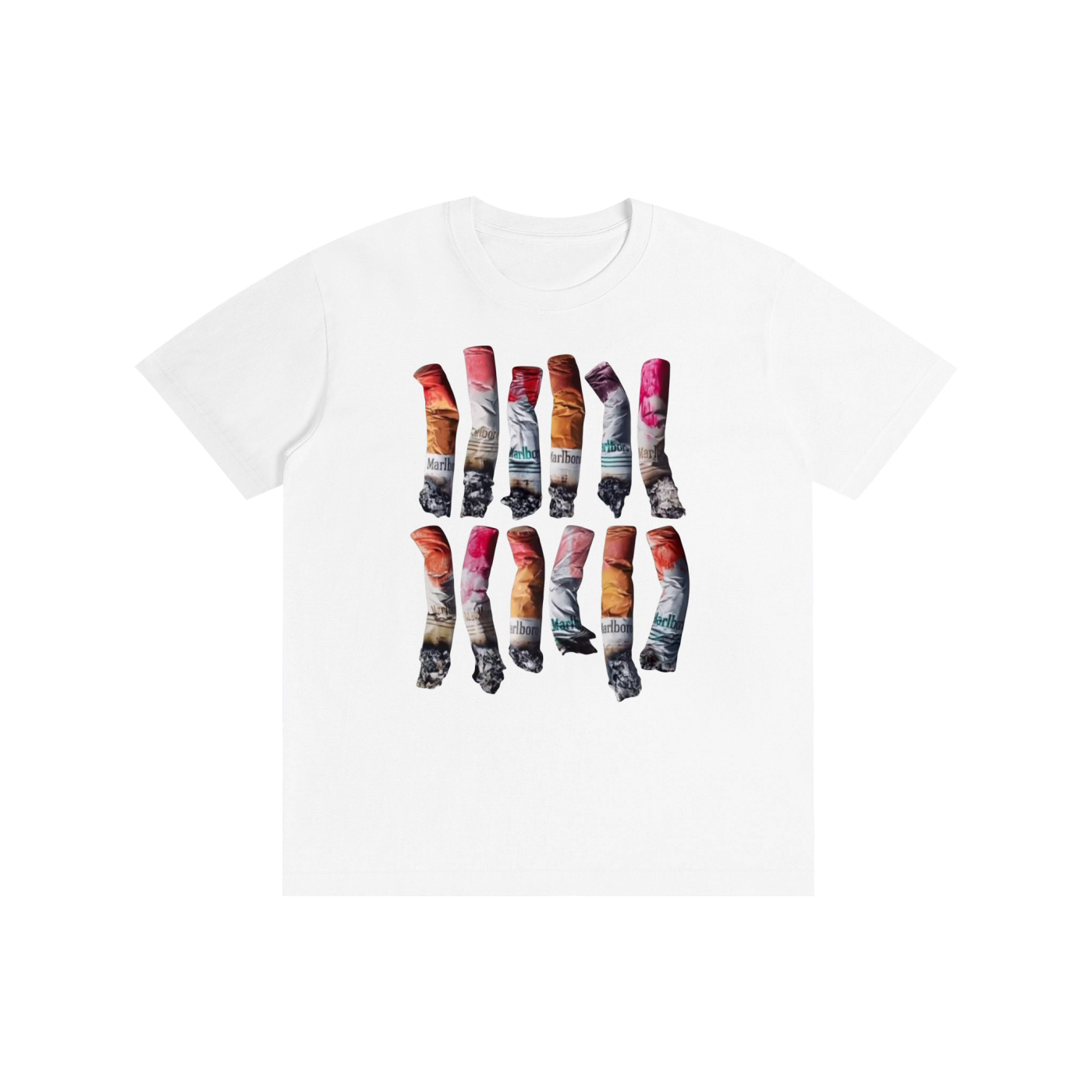 Cigarette graphic tee - vintage retro Y2K graphics street wear tee