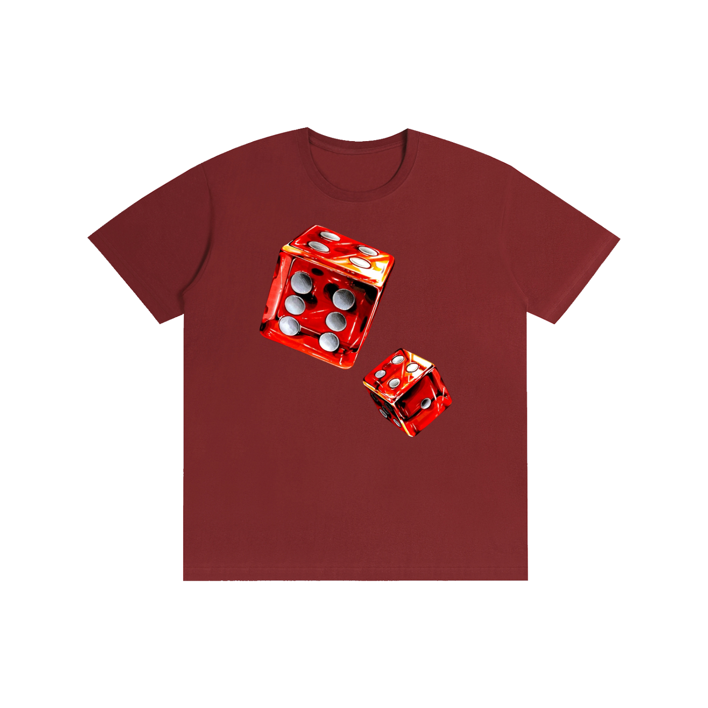 Casino Dice Graphic T-Shirt – Vintage Gambling Streetwear Oversized Tee