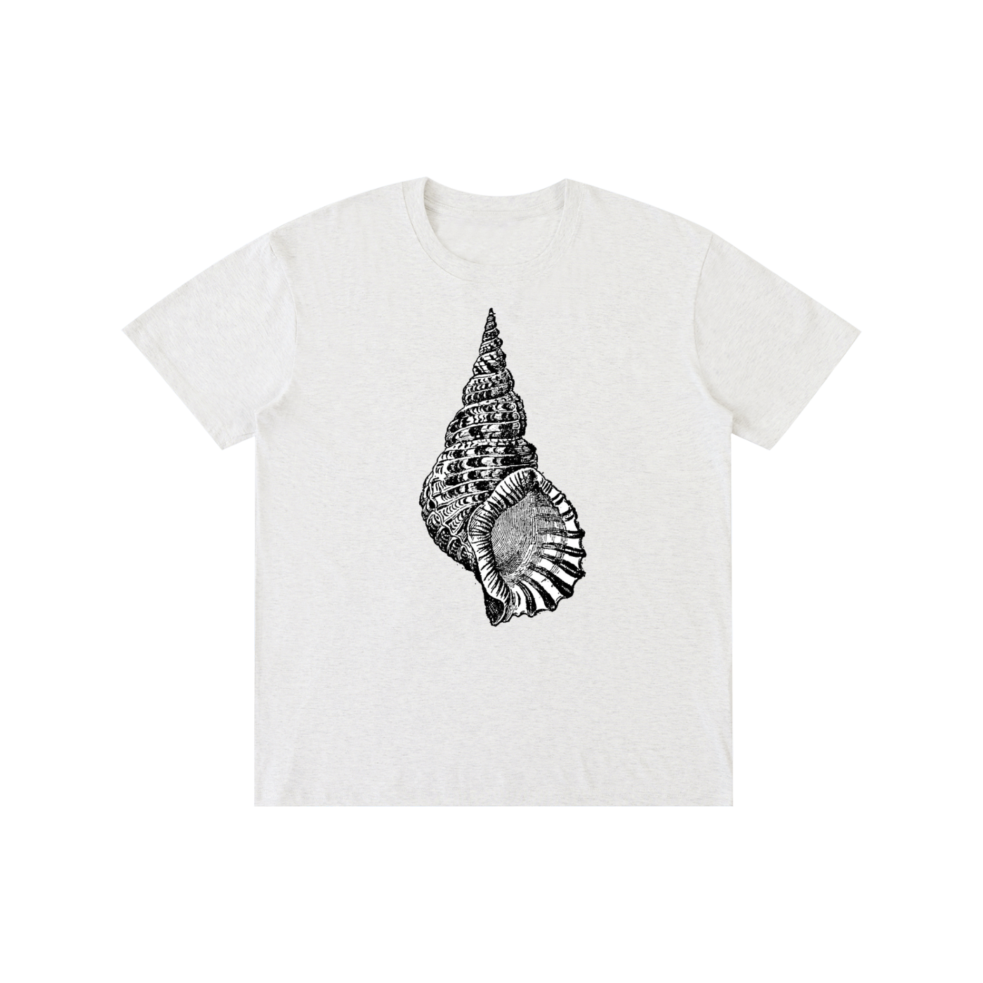 Nautilus Shell Graphic T-Shirt – Vintage Ocean Inspired Streetwear Tee | Oversized Unisex Cotton Shirt