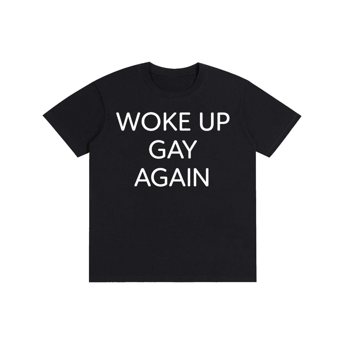 Woke Up Gay Again - Funny Quote Tee