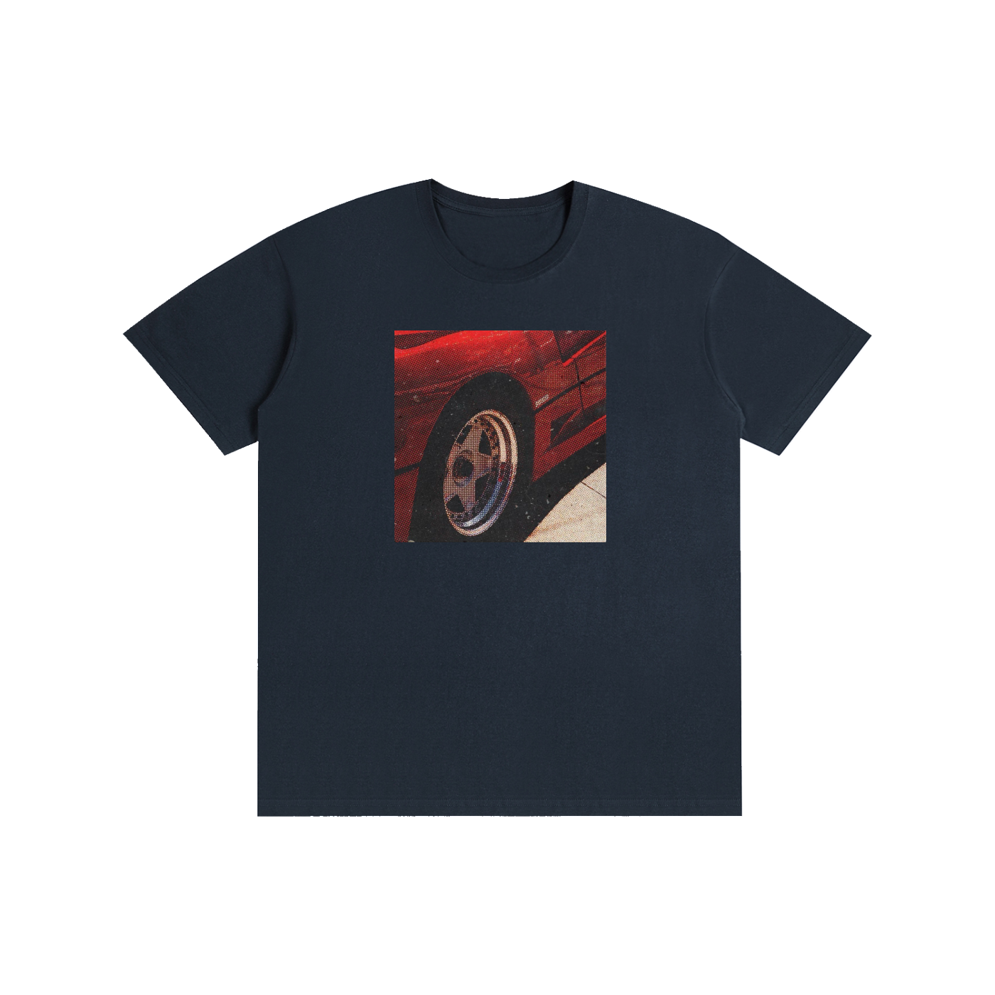 Supercar wheels graphic - high quality street wear Y2K graphic tee