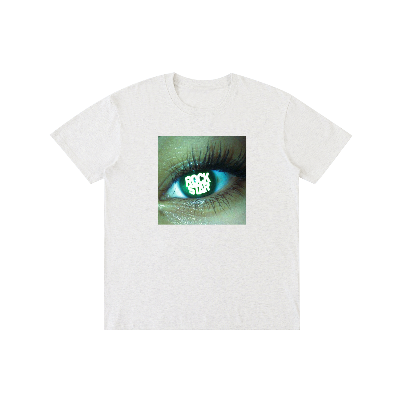 Rock Star Eye Graphic T-Shirt – Vintage Y2K Aesthetic Streetwear Tee | 100% Cotton Unisex Graphic Shirt