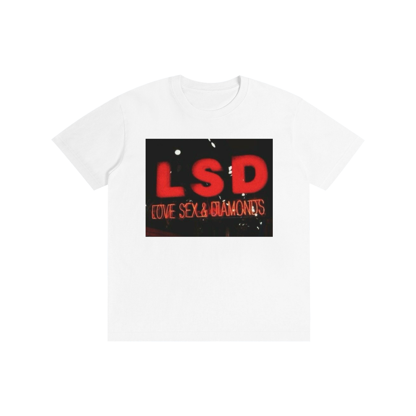 LSD Love Sex Diamonds T-Shirt | Bold Streetwear Graphic Tee | Vintage-Inspired 100% Cotton Unisex Shirt