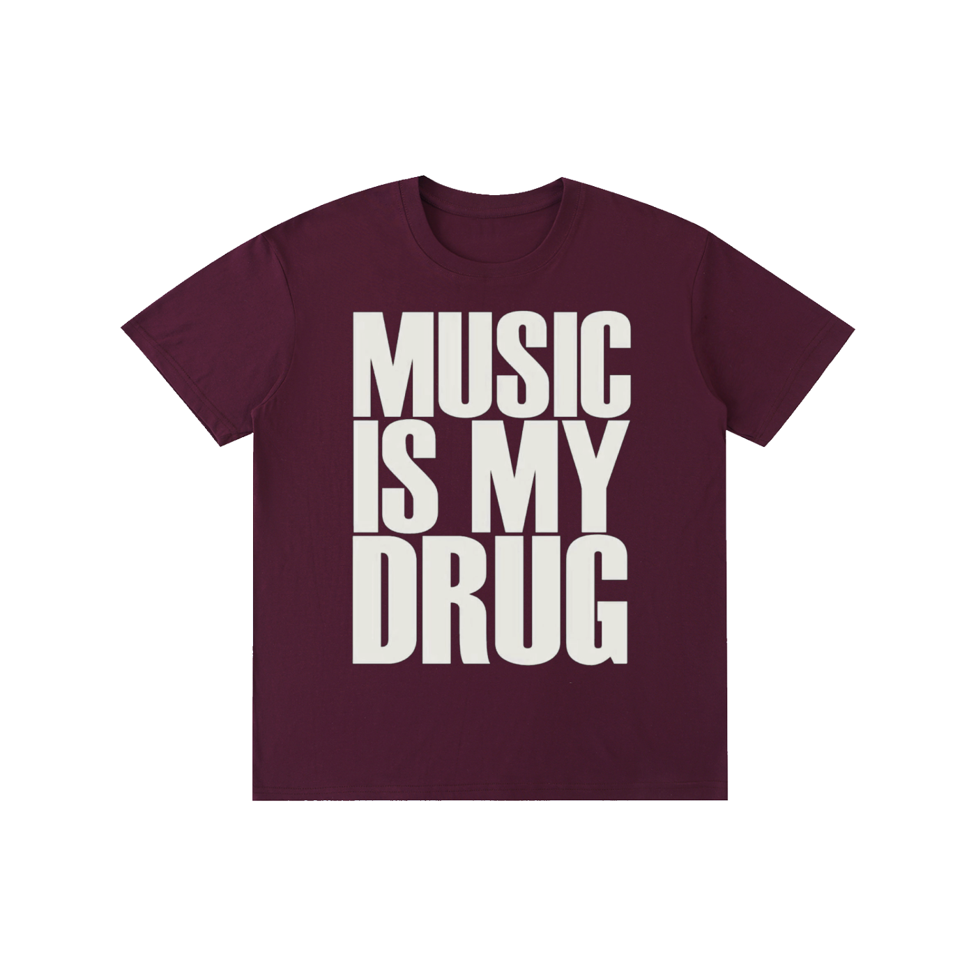 Music Is My Drug T-Shirt | Bold Music Lover Graphic Tee | 100% Cotton Unisex Streetwear Shirt
