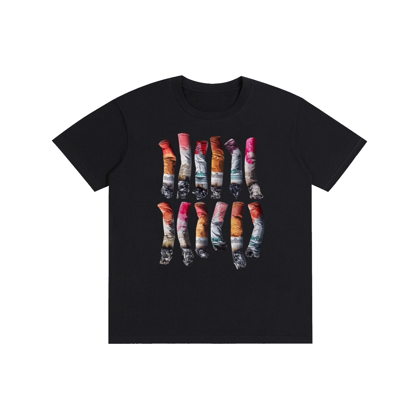 Cigarette graphic tee - vintage retro Y2K graphics street wear tee