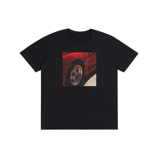 Supercar wheels graphic - high quality street wear Y2K graphic tee