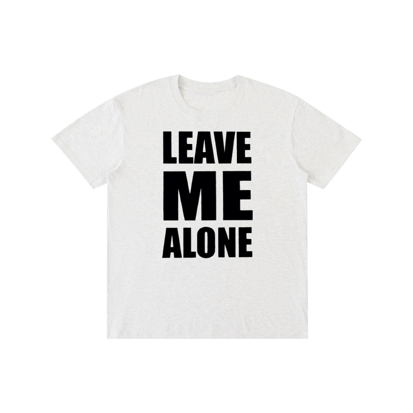 Leave Me Alone T-Shirt | Funny Introvert Graphic Tee | Minimalist Statement Shirt | 100% Cotton Unisex Casual Tee