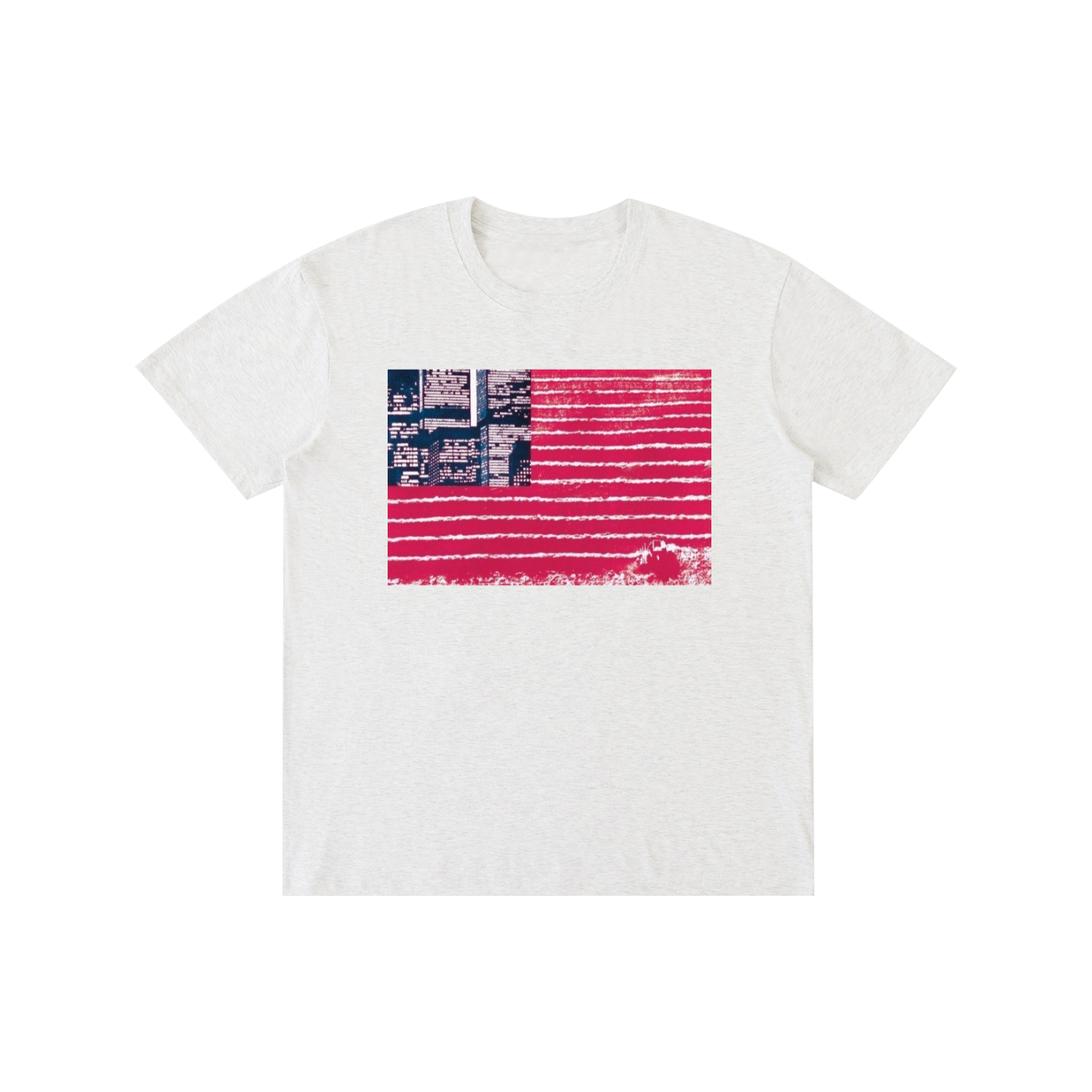 USA NYC Style Graphic T-Shirt – Vintage American Flag 100% Cotton Unisex Tee