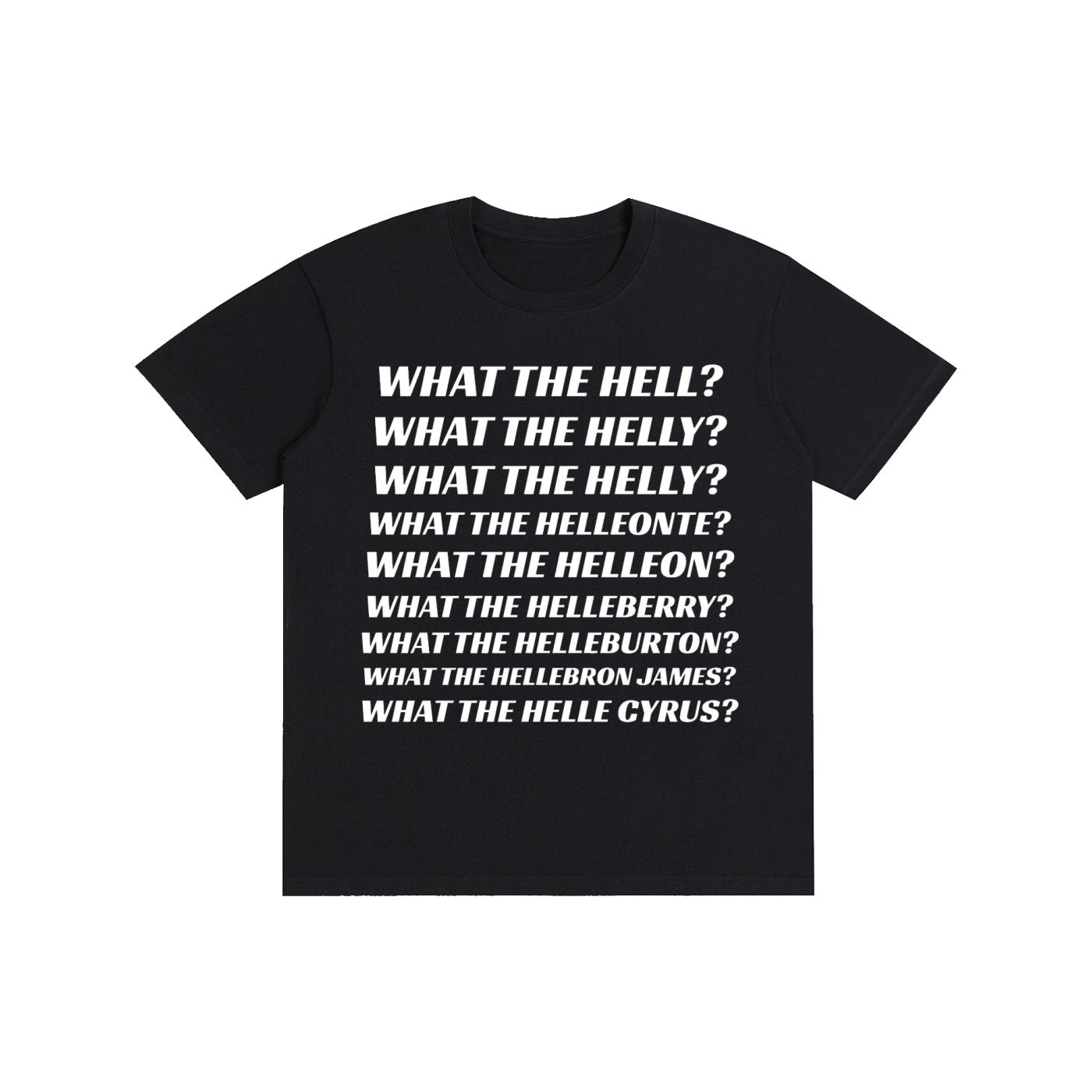 Funny “What The Helly?” Graphic T-Shirt – Viral Meme Oversized Streetwear Tee