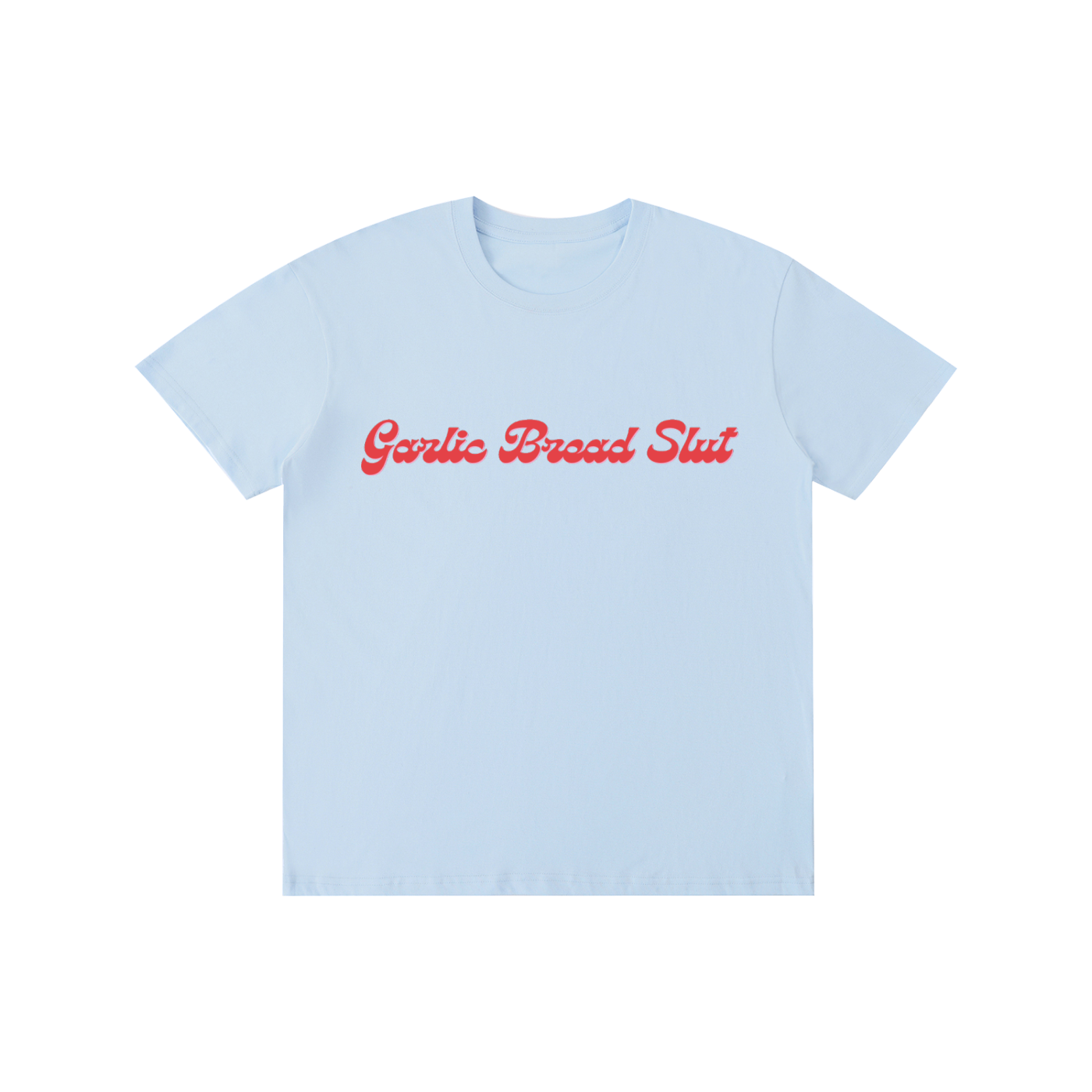 Garlic Bread Slut Funny Graphic T-Shirt | 100% Cotton Unisex Food Lover Tee | Multiple Colors