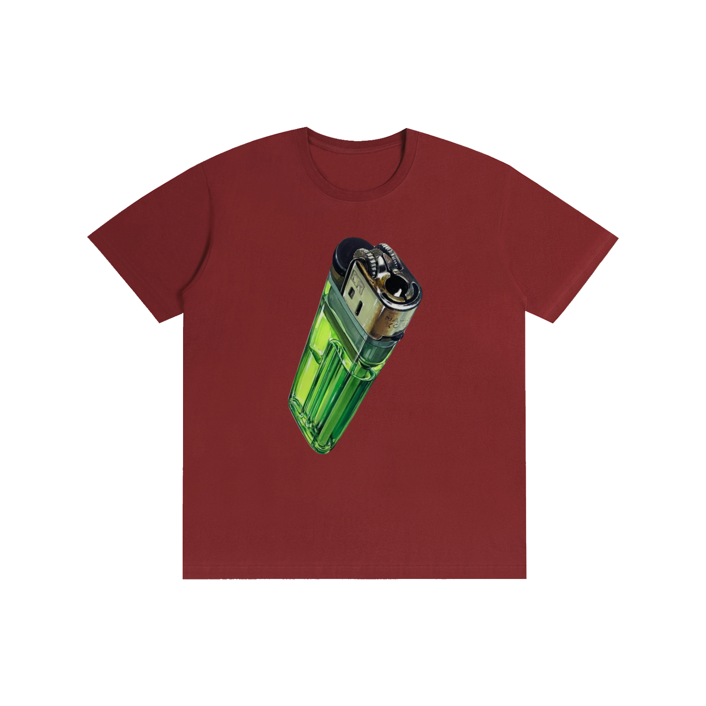 Green Lighter Graphic T-Shirt – Vintage Streetwear Oversized Graphic Tee
