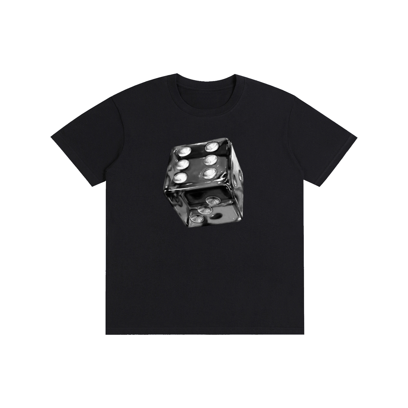 Lucky Dice Graphic T-Shirt – 100% Cotton Casino & Gambling Inspired Tee