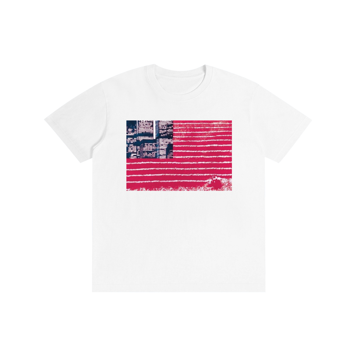 USA NYC Style Graphic T-Shirt – Vintage American Flag 100% Cotton Unisex Tee