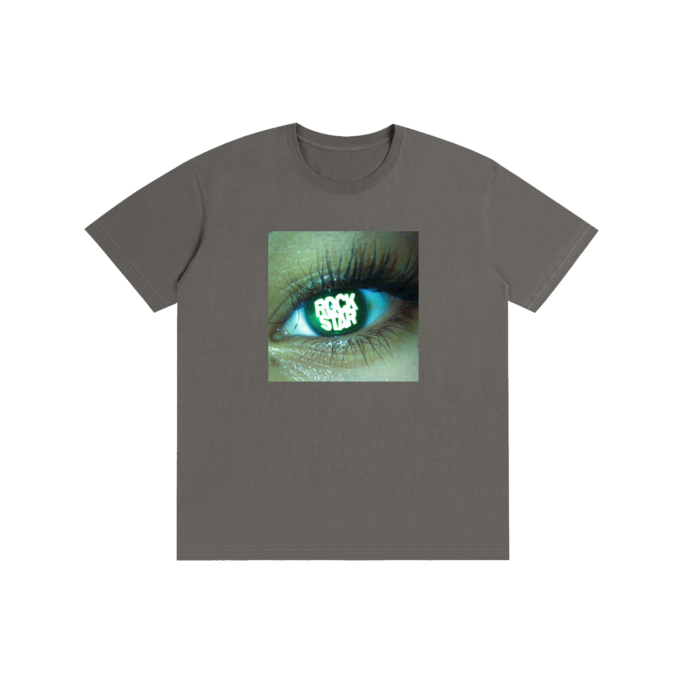Rock Star Eye Graphic T-Shirt – Vintage Y2K Aesthetic Streetwear Tee | 100% Cotton Unisex Graphic Shirt