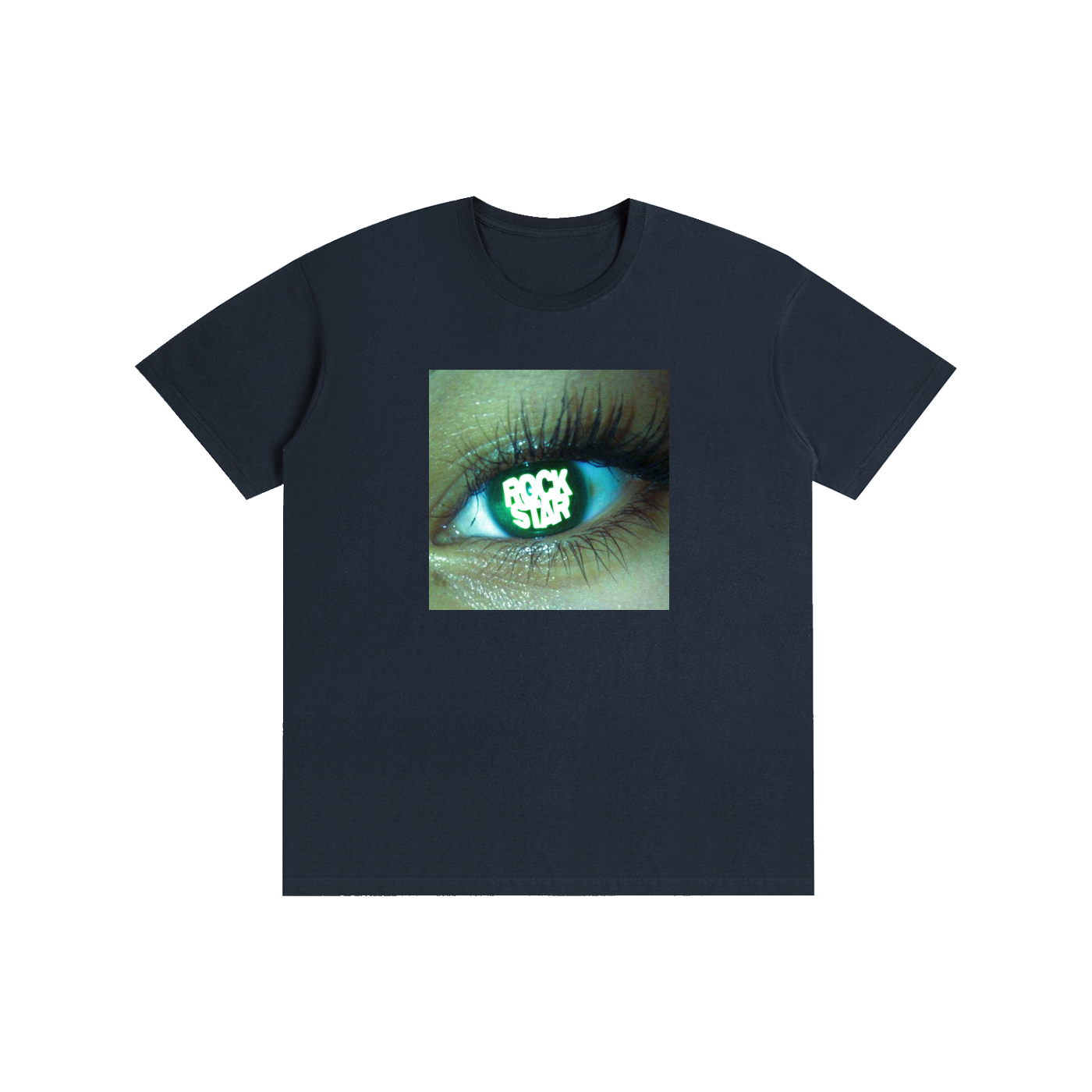 Rock Star Eye Graphic T-Shirt – Vintage Y2K Aesthetic Streetwear Tee | 100% Cotton Unisex Graphic Shirt