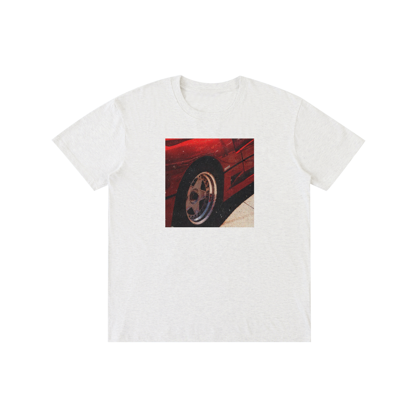 Supercar wheels graphic - high quality street wear Y2K graphic tee