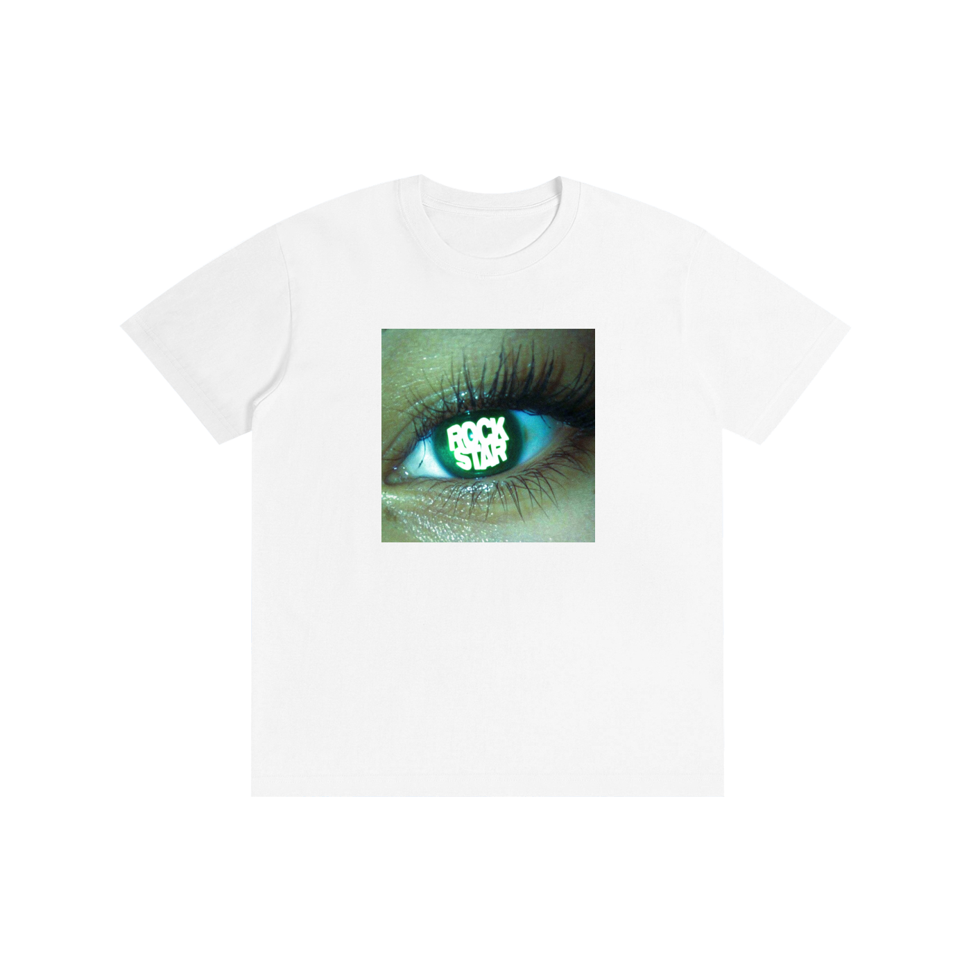 Rock Star Eye Graphic T-Shirt – Vintage Y2K Aesthetic Streetwear Tee | 100% Cotton Unisex Graphic Shirt