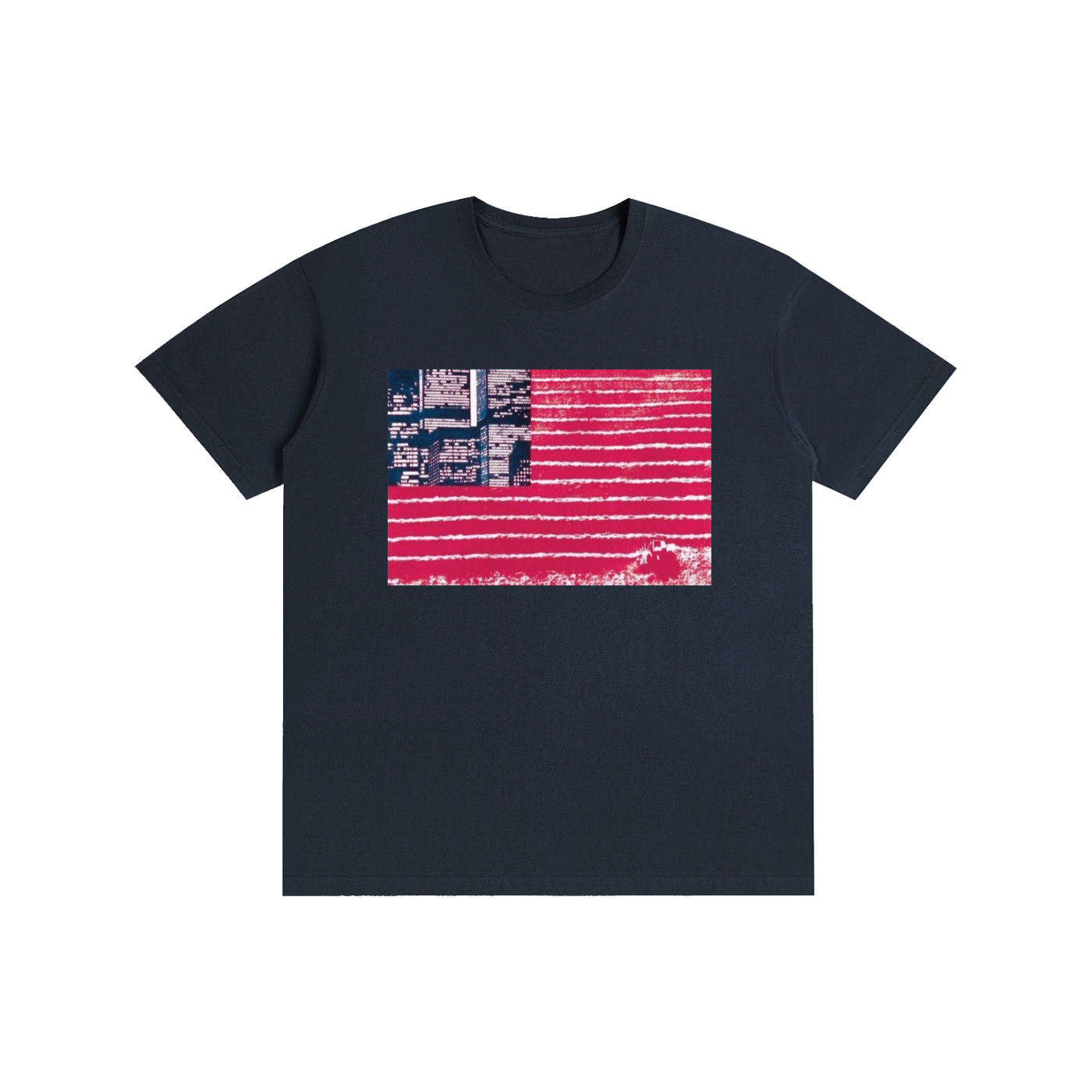 USA NYC Style Graphic T-Shirt – Vintage American Flag 100% Cotton Unisex Tee